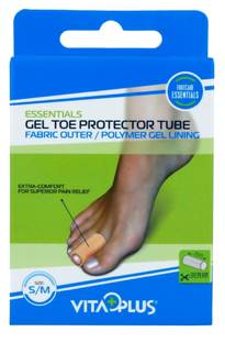 Vitaplus Essentials Gel Toe Tube maat S/M 1ST 