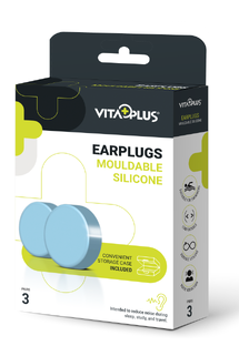 Vitaplus Earplugs Mouldable Silicone 3PR 