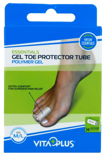 Vitaplus Essentials Gel Toe Protector Tube maat M/L 1ST 