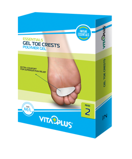 Vitaplus Essentials Gel Toe Crests Polymer Gel maat S/M 2ST 