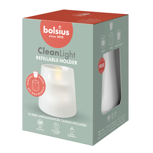 Bolsius Clean Light Refillable Holder Zero 1ST 