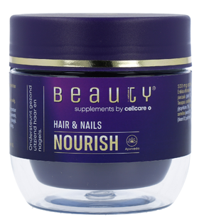 CellCare Beauty Supplements Hair & Nails Nourish Capsules 60CP 