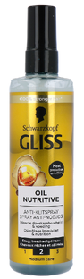 Schwarzkopf Gliss Kur Oil Nutritive Anti-Klit Spray 200ML 