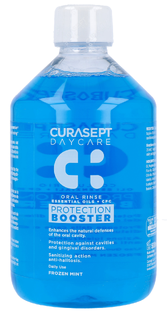 Curasept Daycare Oral Rinse Protection Booster - Frozen Mint 500ML 