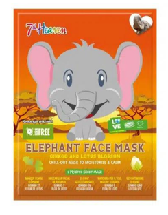 Montagne Jeunesse 7th Heaven Elephant Face Mask Ginkgo & Lotus Blossom 1ST 