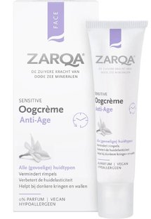 Zarqa Sensitive  Oogcrème Anti-Age met Dode Zee mineralen 15ML 