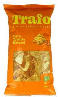 Trafo Corn Tortilla Naturel Chips  Bio 200GR 