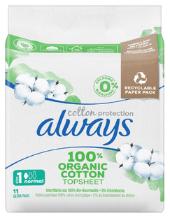 Always Cotton Protection Ultra Maandverband Size 1 11ST 