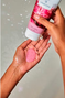 Therme Mystic Rose Shower Scrub 200ML hand model