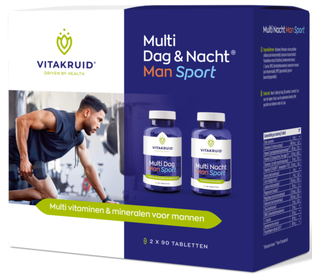 Vitakruid Multi Dag & Nacht Man Sport 180TB 