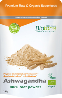 Biotona Ashwagandha 100% Root Powder 150GR 