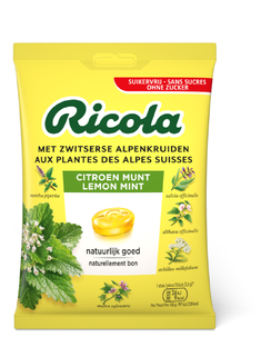 Ricola Citroen Munt Suikervrij 75GR 