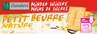 Damhert Petit Beurre Koekjes - Minder Suikers 167GR 