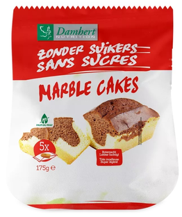 Damhert Marble Cakes - Zonder Suikers 175GR 