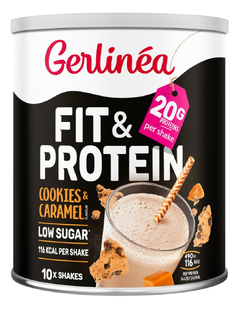 Gerlinéa Fit & Protein Shake Cookies & Caramel 340GR 