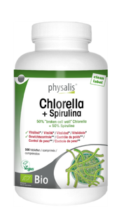 Physalis Chlorella + Spirulina Tabletten 500TB 