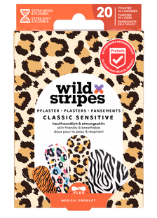 Wild Stripes Pleister Classic Sensitive Animal 20ST 