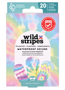 Wild Stripes Pleister Waterproof Rainbow 20ST 