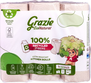 Grazie Natural Grazie EcoNatural Keukenrollen 3ST 