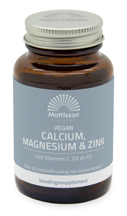 Mattisson HealthStyle Calcium Magnesium & Zink Tabletten 90TB