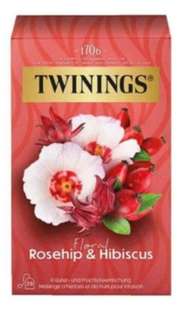 Twinings Rosehip & Hibiscus Thee 20ZK 