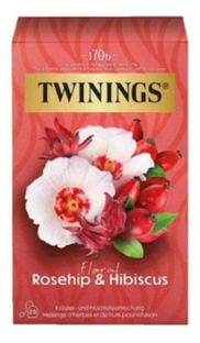 Twinings Rosehip & Hibiscus Thee 20ZK