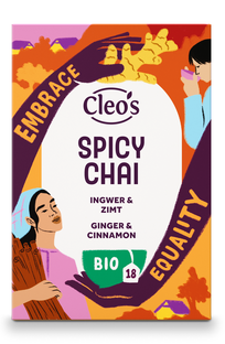 Cleo's Spicy Chai Ginger & Cinnamon Bio 18ZK 