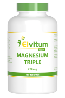 Elvitum Magnesium Triple Tabletten 180TB 