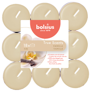 Bolsius True Scents Vanilla Geurtheelichten 18ST 