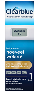 Clearblue Digitale Zwangerschapstest met Wekenindicator 1ST 