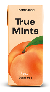 True Gum Suikervrije Peach Muntpastilles 13GR 