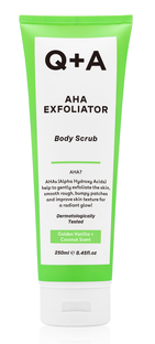 Q+A Q+A AHA Exfoliator Body Scrub Vanilla Coconut 250ML 