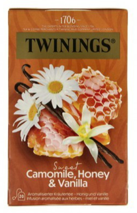 Twinings Camomile, Honey & Vanilla Thee 20ZK 