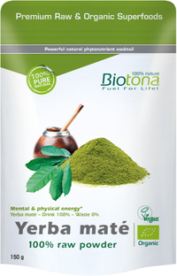 Biotona Yerba Mate Powder Raw 150GR 