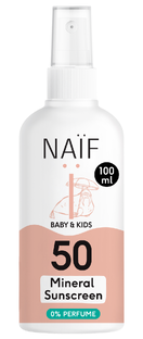 Naif Baby & Kids Mineral Sunscreen Spray 0% perfume SPF50 100ML 