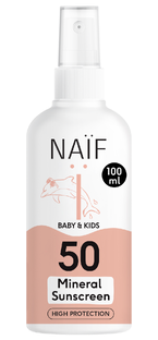 Naif Baby & Kids Mineral Sunscreen Spray SPF50 100ML 