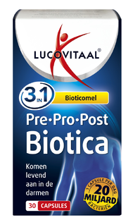 Lucovitaal Pre-, Pro & Post Biotica Capsules 30CP 