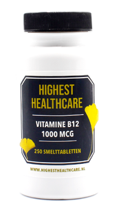 Highest Healthcare Vitamine B12 1000mcg Smelttabletten 250TB 