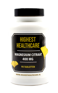 Highest Healthcare Magnesium Citraat 400mg Tabletten 90TB 