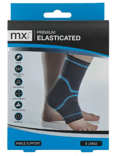 MX Health Premium Elasticated Ankle Support XL 1ST 