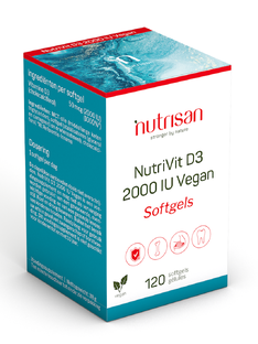 Nutrisan NutriVit D3 2000IU Vegan Softgels 120SG 