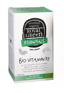 Royal Green Essentials Bio Vitamine D3 Vegicaps 60CP 