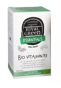 Royal Green Essentials Bio Vitamine D3 Vegicaps 60CP