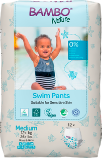 Bambo Nature Swim Pants Medium 12ST 