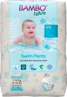 Bambo Nature Swim Pants Small 12ST 