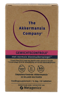 Metagenics Akkermansia Gewichtscontrole 30TB 