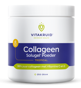 Vitakruid Collageen Solugel® Poeder Tropical 250GR 