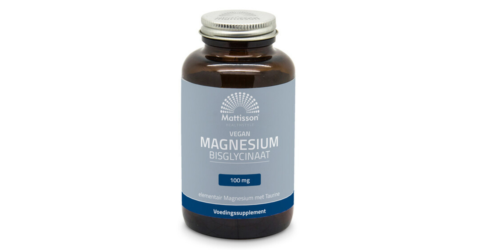 Mattisson HealthStyle Magnesium Bisglycinaat 100mg Tabletten 180st De Online