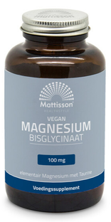 Mattisson HealthStyle Magnesium Bisglycinaat 100mg Tabletten 180TB 