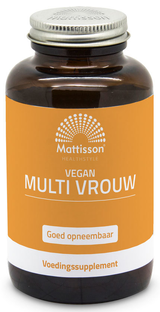 Mattisson HealthStyle Vegan Multi Vrouw Capsules 60CP 